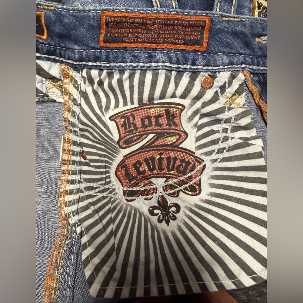 ROCK Revival PREMIUM Boot JENA Mid RISE Jeans - Picture 8 of 16